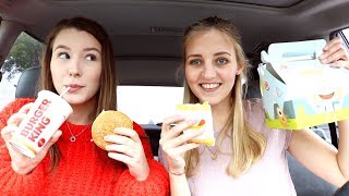 BURGER KING MUKBANG IN AUTO 🍟🍔 ✰ All About Leonie [upl. by Wahl]