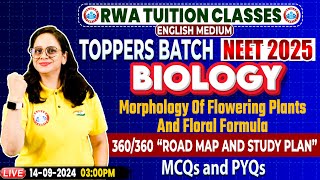 NEET 2025 English Medium Biology  Morphology In Flowering Plants Imp PYQs By Vandana Mam [upl. by Feeney261]