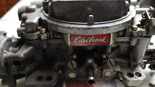 How To Rebuild Edelbrock 1406 and 1405 Carburetors  Rebuild Kit Links [upl. by Mathews]