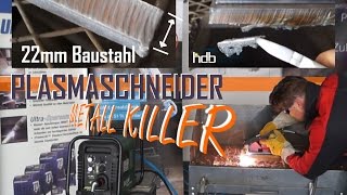 Videoanleitung Plasmaschneiden 20 30 mm Stahl Plasmaschneider Cutmaster 20 Victor [upl. by Apur]