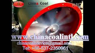 China Coal GroupVentilation Fanunderground mining axial flow fan  ventilator [upl. by Quintie]