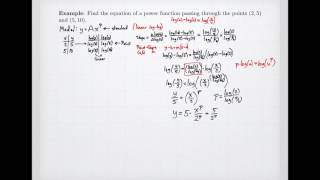 Equations from SemiLog and LogLog Plots [upl. by Aninahs]