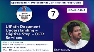 Specialized AI Professional Certification Prep Ep7 Document Understanding OCR Services [upl. by Islaen]