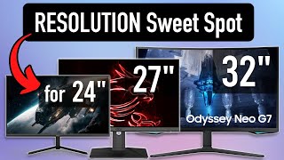 Your Guide to Buying the Perfect Monitor 24 vs 27 vs 32inch for 1080p 1440p 4K  Ultrawide [upl. by Atinas]