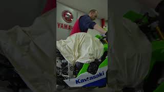 2024 Kawasaki Ninja ZX10R 40th Anniversary Edition unboxing [upl. by Raff]