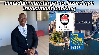 Canadian NonTarget to Lazard NYC Investment Banking Pt 1  Friday w Friends Ep 3 Neil Nahimana [upl. by Ivz473]