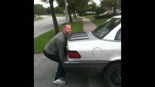 Man Lifts Car Take 1 [upl. by Angelica]