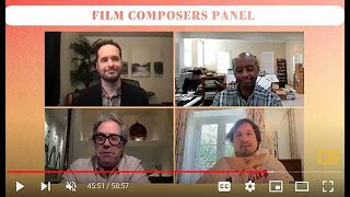 Film Composers Roundtable Panel Migration Rustin SpiderMan Across the SpiderVerse [upl. by Lichter]