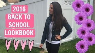 Back To School LookBook 2016 [upl. by Lyssa]