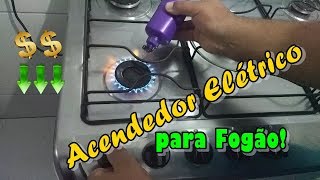 Acendedor elétrico para fogão [upl. by Nomelihp]