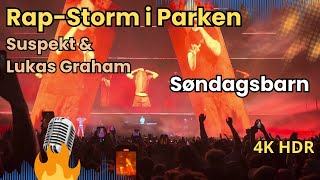 Suspekt amp Lukas Graham RapStorm i Parken 2023  4K HDR Spektakulær [upl. by Mieka74]