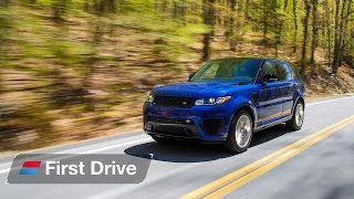 Range Rover Sport SVR first drive review [upl. by Ehc]