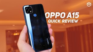 OPPO A15 Unboxing Quick Review  Camera Samples  PUBG Gaming  Good Option for 10990 Hindi [upl. by Asiret633]