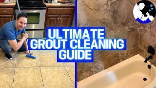 The Ultimate Guide To Cleaning Grout  Floors Tile Showers amp Natural Stone [upl. by Nimoynib]