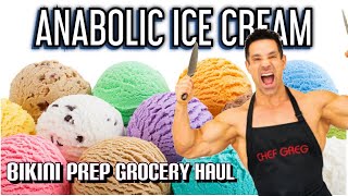 Greg Doucettes ANABOLIC ICE CREAM  GROCERY HAUL  WORK OUT [upl. by Annagroeg950]