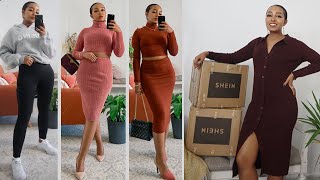 HUGE SHEIN TRY ON HAUL  AutumnWinter Fashion 2020 [upl. by Dihahs]