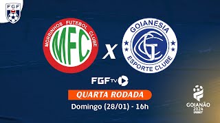 Ao vivo  Morrinhos FC X Goianésia EC  Campeonato Goianão 2024 [upl. by Donnenfeld755]