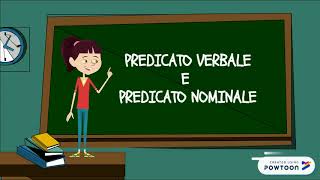 IL PREDICATO VERBALE E NOMINALE  Maestra Angelica  Scuola primaria [upl. by Perry]