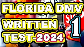 Florida Permit Test 2024  Florida DMV Permit Test  Florida DMV Practice Test  1 [upl. by Curhan]