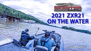 2021 Skeeter ZXR21 with 250hp Yamaha SHO On the Water Quick Look [upl. by Annoerb]