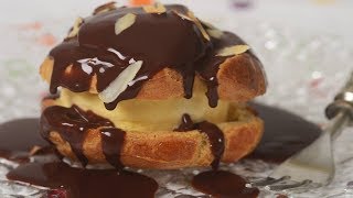 Profiteroles Recipe Demonstration  Joyofbakingcom [upl. by Richelle923]