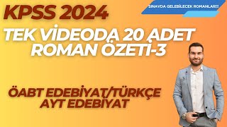 Tek Videoda 20 Adet Roman Özeti3 [upl. by Loss]