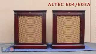 ALTEC 605A 604 Speakers [upl. by Oilalue]