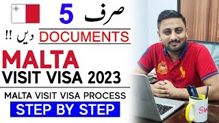 Malta Visit Visa on Pakistani Passport 2023  Step By Step Process [upl. by Ferneau578]