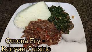 How To Cook OmenaDagaaSilver Cyprinid Omena Fry Recipe  Kenyan Cuisine [upl. by Merry]