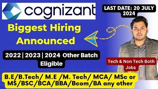 Cognizant Superset Hiring Announcement  Cognizant Off Campus drive 2024 2023 2022 Batch [upl. by Eilyac860]