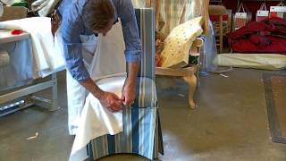 Learn how to make a Slipcover for a Parsons Chair [upl. by Aria578]