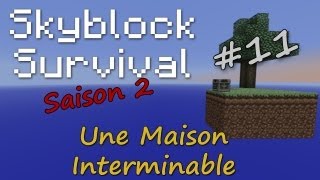 Skyblock FR  S2 Episode 11  Une maison interminable [upl. by Clorinda128]