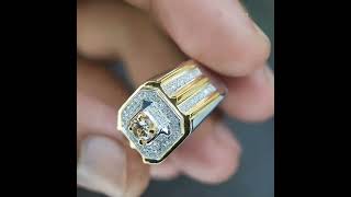 READYcincin pria mewahFull berlian top lusterCenter 030crtSamping 040crtRiing [upl. by Anaujait]