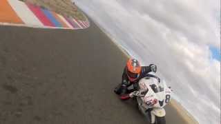 Gino Rea elbow down playtime Onboard Lap Almeria December 2012 [upl. by Anafetse]