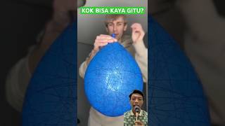 KOK BISA KAYA GITU YA BALONNYA satisfying ballooon oddlysatisfying ballonpop [upl. by Ynwat]