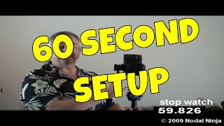 How to Setup a NN3 MKII Panorama Tripod Head in 60 Seconds [upl. by Dewie533]