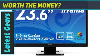 iiyama Pro Lite T2452MTSB1 LED Monitor Review [upl. by Nolrev]