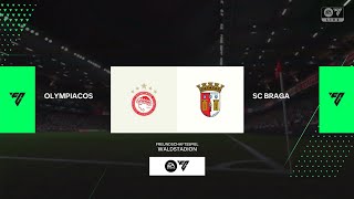 EA Sports FC 24  Olympiakos Piräus vs Braga  UEFA Europa League  Gameplay PS5 [upl. by Euqinwahs]