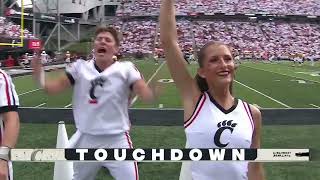 Football Highlights  Cincinnati 38 Towson 20 [upl. by Jahncke]