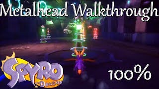 Spyro Reignited Trilogy Metalhead Walkthrough CHECK PINNED COMMENT [upl. by Macnamara]