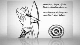 Bogenschießen online Langbogenpfeile Bogen online Bowhunting Pfalz [upl. by Danieu]