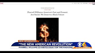 Pharrell cowrites New American Revolution essay for TIME magazine [upl. by Azelea]