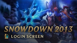 Snowdown Showdown 2013  Login Screen  League of Legends [upl. by Solis]