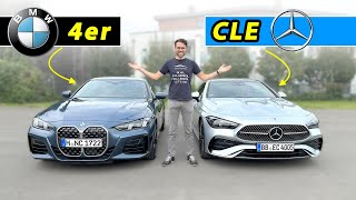 Mercedes CLE gegen BMW 4er Vergleich  wer baut das beste Coupé [upl. by Procora432]