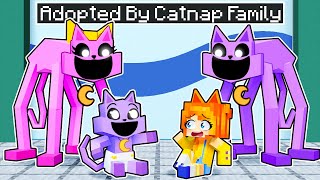 Adopted by the CATNAP FAMILY in Minecraft [upl. by Calen958]