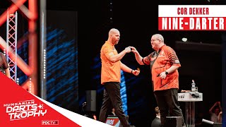 NINEDARTER  COR DEKKER PRODUCES PERFECTION IN BUDAPEST  2024 Hungarian Darts Trophy [upl. by Nace]