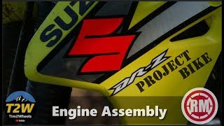 Suzuki DRZ400 Project Bike – Episode 3 Engine Assembly Part 1 [upl. by O'Brien]