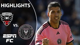 NO MESSI NO PROBLEM 👀 DC United vs Inter Miami  MLS Highlights  ESPN FC [upl. by Ezalb]