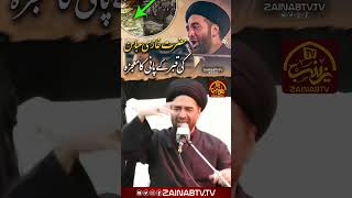 Hazrat Abbas as ki Qabar Ka Pani Ka Mojza Allama Ali Raza Rizvi shorts shortvideo shortsfeed [upl. by Sirama]