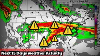 Next 15 Days weather Map United States  GFS Weather Model Map All Us [upl. by Latvina]